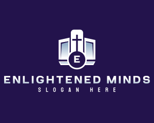 Christian Religion Cross logo