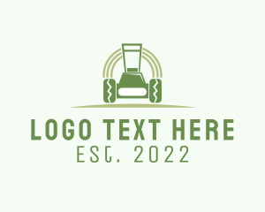 Lawn Mower Landscaping  logo