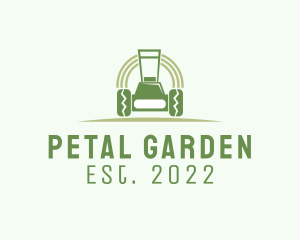 Lawn Mower Landscaping  logo design