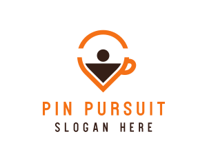 Coffee Location Pin logo