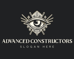 Mystical Oracle Eye logo design