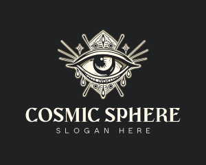 Mystical Oracle Eye logo design