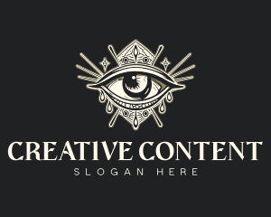 Mystical Oracle Eye logo design