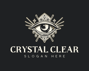 Mystical Oracle Eye logo design