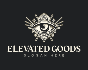 Mystical Oracle Eye logo design