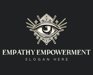 Mystical Oracle Eye logo design