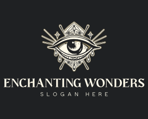 Mystical Oracle Eye logo design