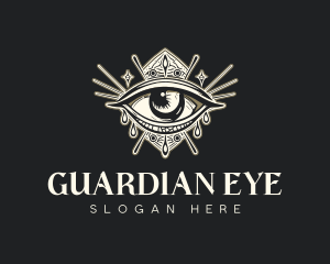 Mystical Oracle Eye logo design