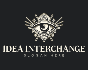 Mystical Oracle Eye logo design