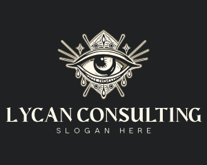 Mystical Oracle Eye logo design