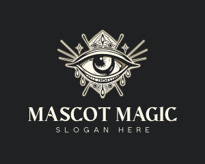 Mystical Oracle Eye logo design