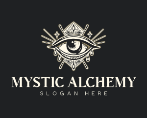 Mystical Oracle Eye logo design