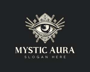 Mystical Oracle Eye logo design