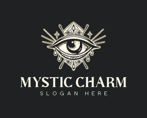 Mystical Oracle Eye logo design