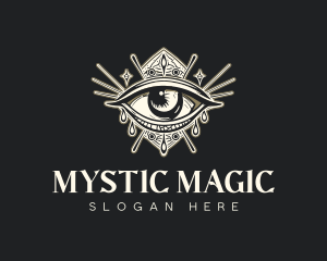 Mystical Oracle Eye logo design