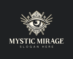 Mystical Oracle Eye logo design