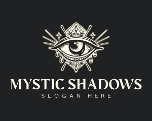 Mystical Oracle Eye logo design