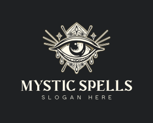 Mystical Oracle Eye logo design