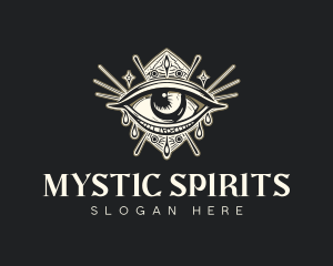 Mystical Oracle Eye logo design