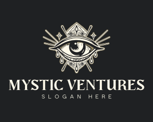 Mystical Oracle Eye logo design