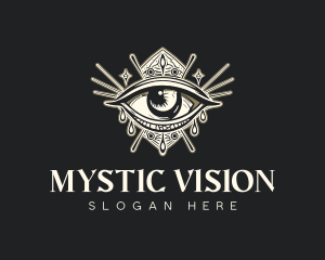 Mystical Oracle Eye logo design