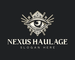 Mystical Oracle Eye logo design