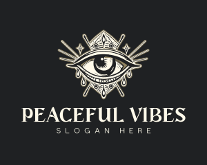 Mystical Oracle Eye logo design