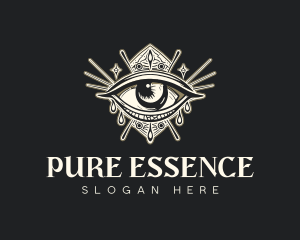 Mystical Oracle Eye logo design