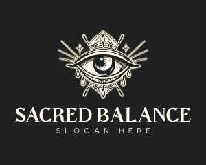 Mystical Oracle Eye logo design