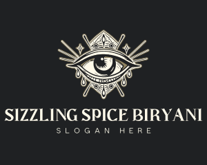 Mystical Oracle Eye logo design