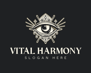 Mystical Oracle Eye logo design