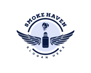 Vape Device Smoke logo