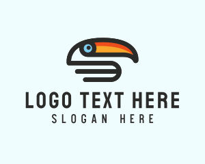 Bird Toucan Beak Logo