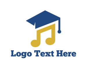Music - Music School Academy logo design