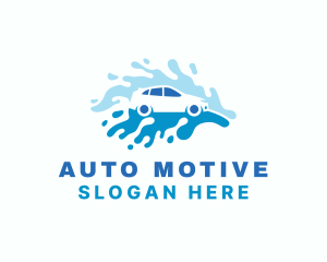 Vehicle Cleaning Water  logo design