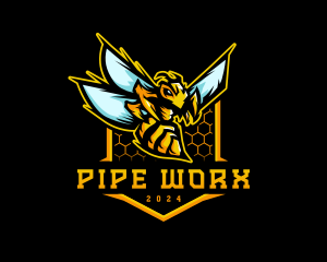 Team Wasp Tournament logo design