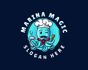 Octopus Chef Culinary logo design