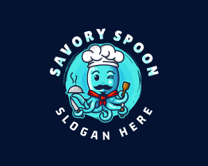 Octopus Chef Culinary logo design