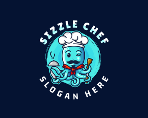 Octopus Chef Culinary logo design