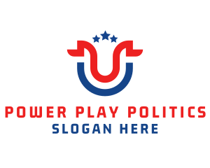Politics Star Letter U logo