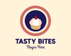 Cherry Cupcake Bakery logo design