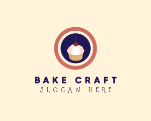 Cherry Cupcake Bakery logo design