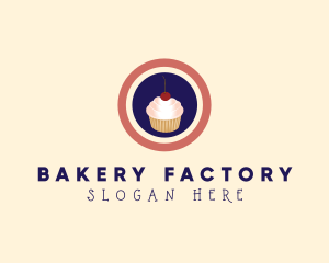 Cherry Cupcake Bakery logo design