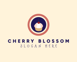 Cherry Cupcake Bakery logo design