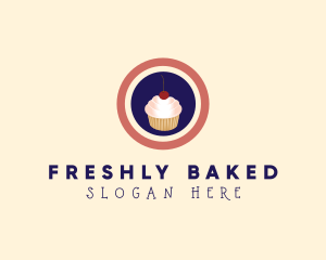 Cherry Cupcake Bakery logo design