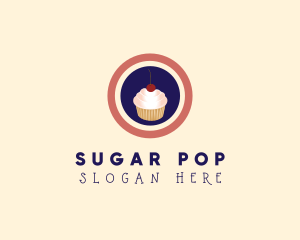 Cherry Cupcake Bakery logo design