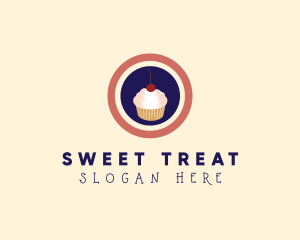 Cherry Cupcake Bakery logo design