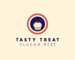 Cherry Cupcake Bakery logo design