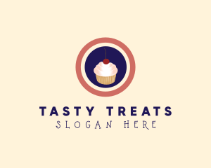 Cherry Cupcake Bakery logo design