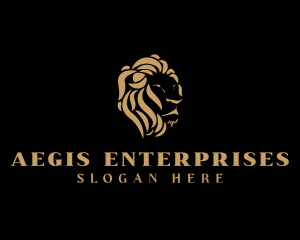 Luxury Lion Enterprise logo design